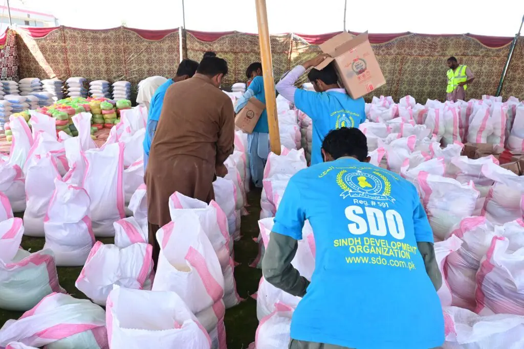 SDO Volunteers Preparing Humanitarian Aid 2023