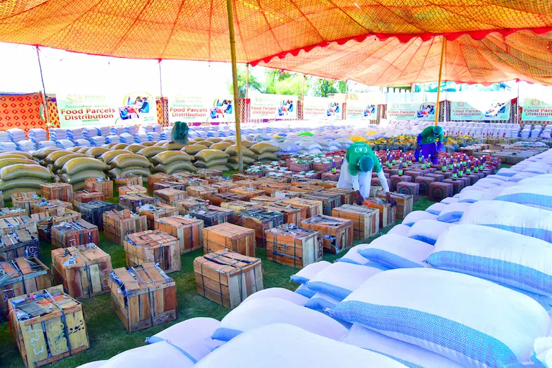 food-parcel by Sindh Development Organization (SDO) NGO